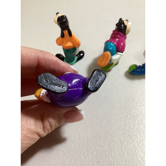 Vintage Disney PVC Figures Lot Goofy Movie Goof Troop Max Pete Goofy Petey P.J. - Picture 3 of 9